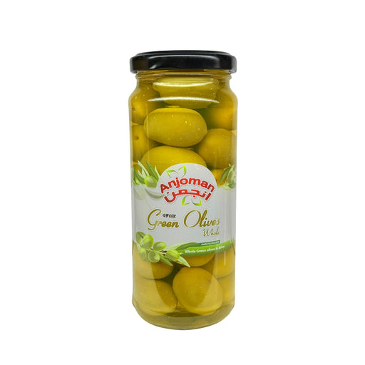 Anjoman Green Whole Olive (340g) - LemonSalt