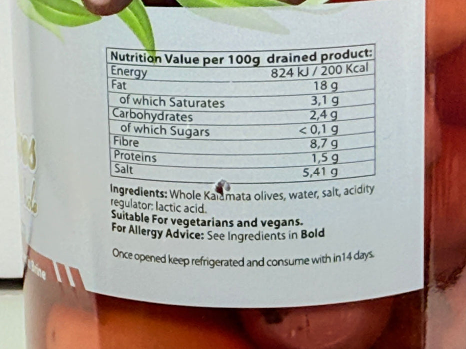 Anjoman Kalamata Olive (340g) - LemonSalt