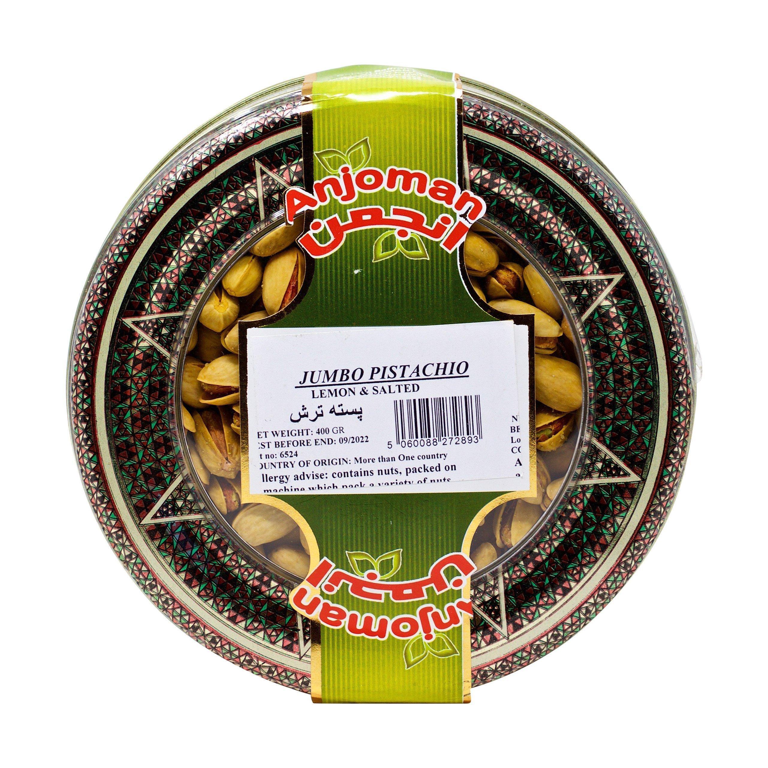 Anjoman Lemon & Salted Jumbo Pistachios (400g)