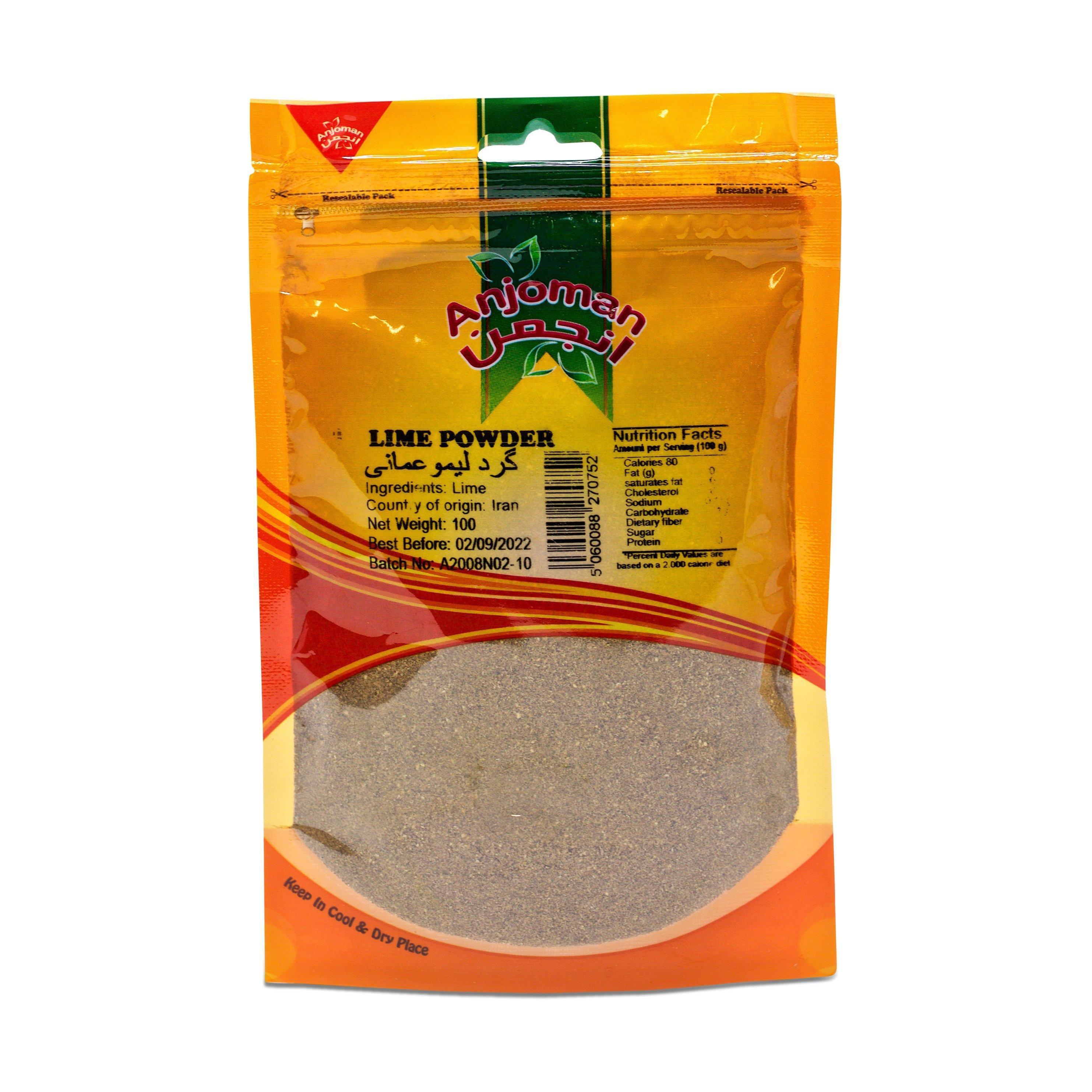 Anjoman Lime Powder (100g) - LemonSalt