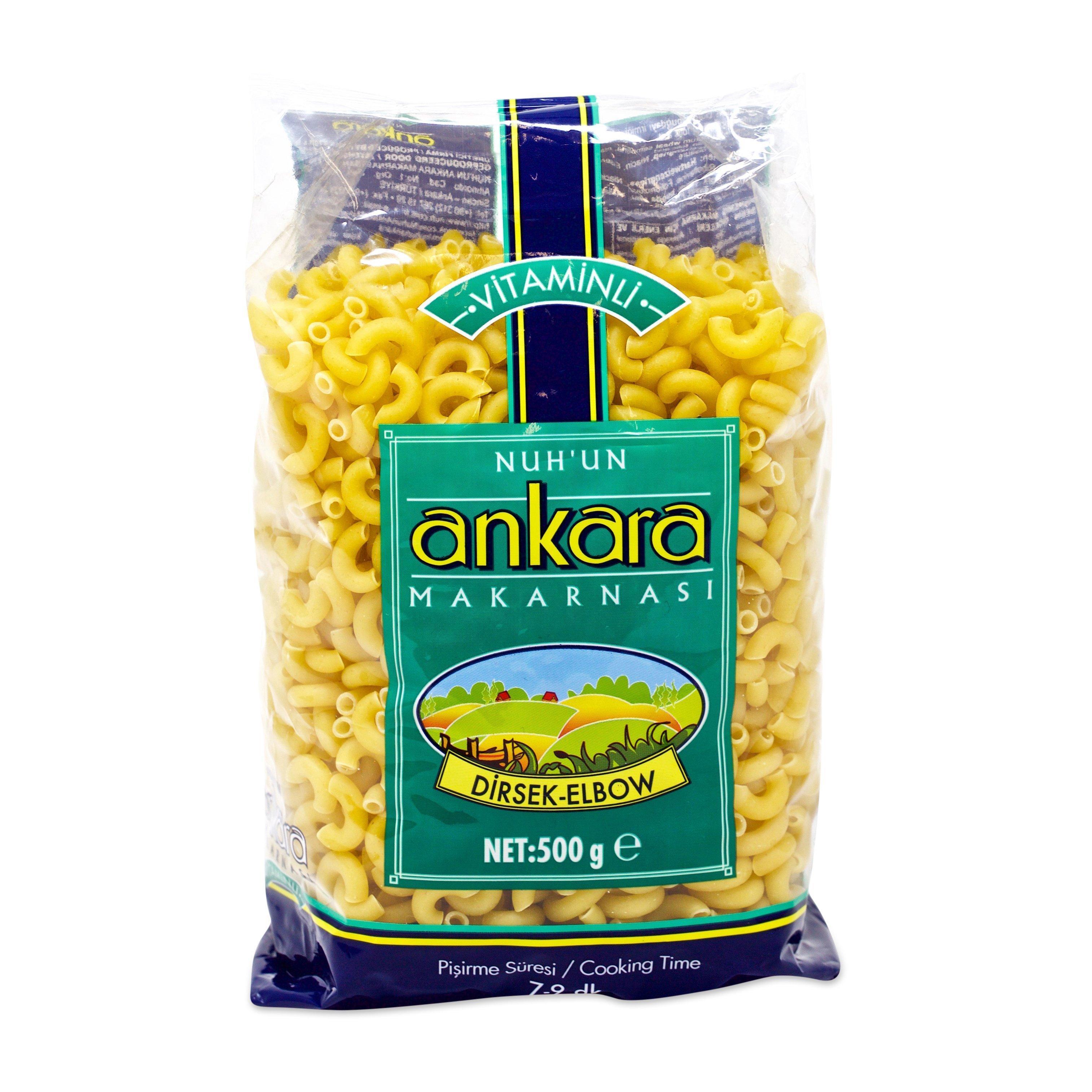 Ankara Makarnasi Elbow Pasta (500g) - LemonSalt