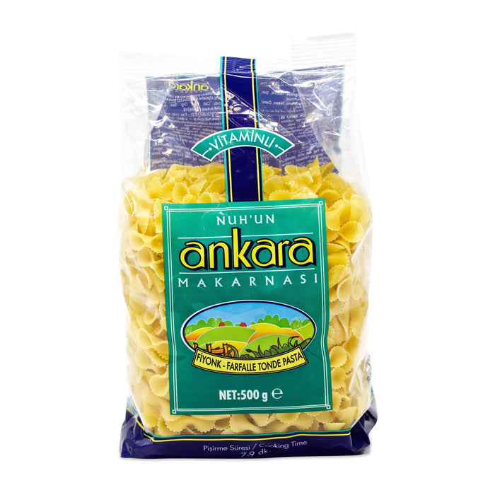 Ankara Makarnasi Farfalle Tonde Pasta (500g) - LemonSalt