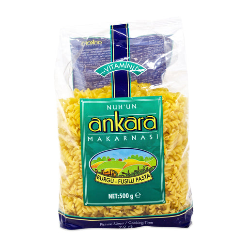 Ankara Makarnasi Fusilli Pasta (500g) - LemonSalt