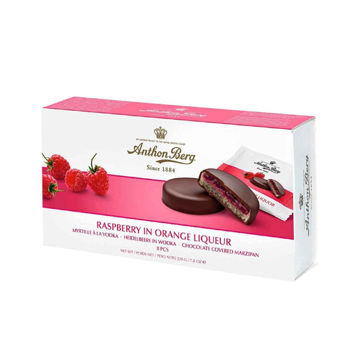 Anthon Berg Raspberry in Orange Liqueur Chocolate (220g) - LemonSalt