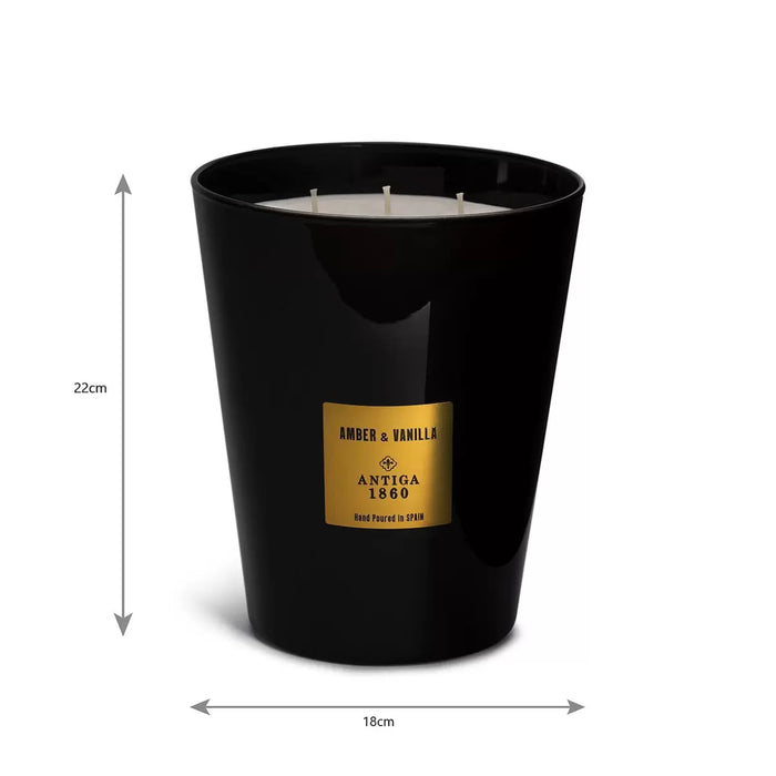 Antiga 1860 3 Wick Candle in Amber & Vanilla - LemonSalt