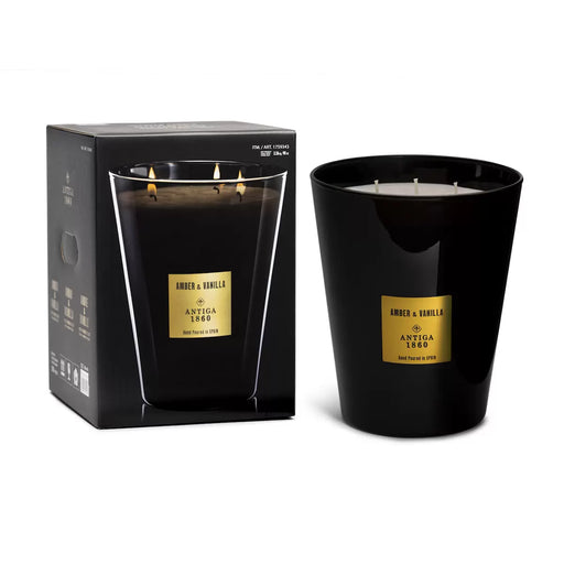 Antiga 1860 3 Wick Candle in Amber & Vanilla - LemonSalt