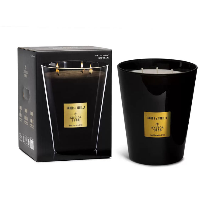 Antiga 1860 3 Wick Candle in Amber & Vanilla - LemonSalt