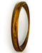 Antiqued Gold Thin Framed Large Convex Mirror (21cm) - LemonSalt