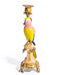 Antiqued Ornate Parrot Candle Holder (33cm) - LemonSalt