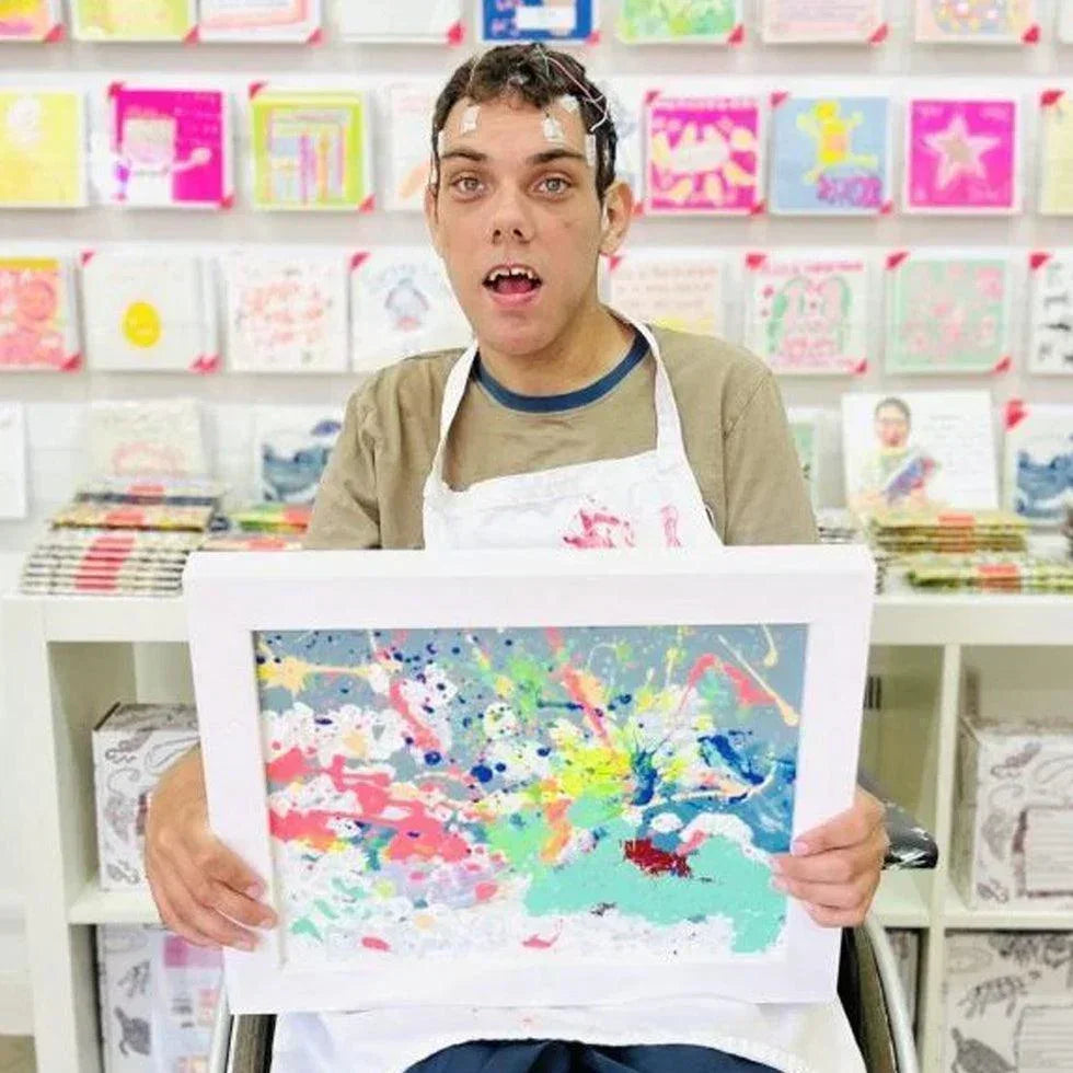 Arthouse Unlimited 100% Organic Cotton Tea Towel - Spring - LemonSalt