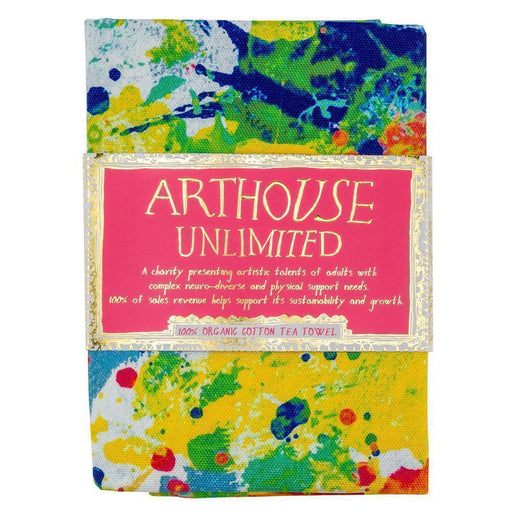 Arthouse Unlimited 100% Organic Cotton Tea Towel - Spring - LemonSalt