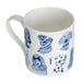 Arthouse Unlimited Fine Bone China Mug - Blue Dogs - LemonSalt