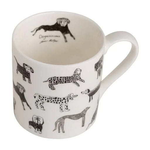 Arthouse Unlimited Fine Bone China Mug - Dogalicious - LemonSalt
