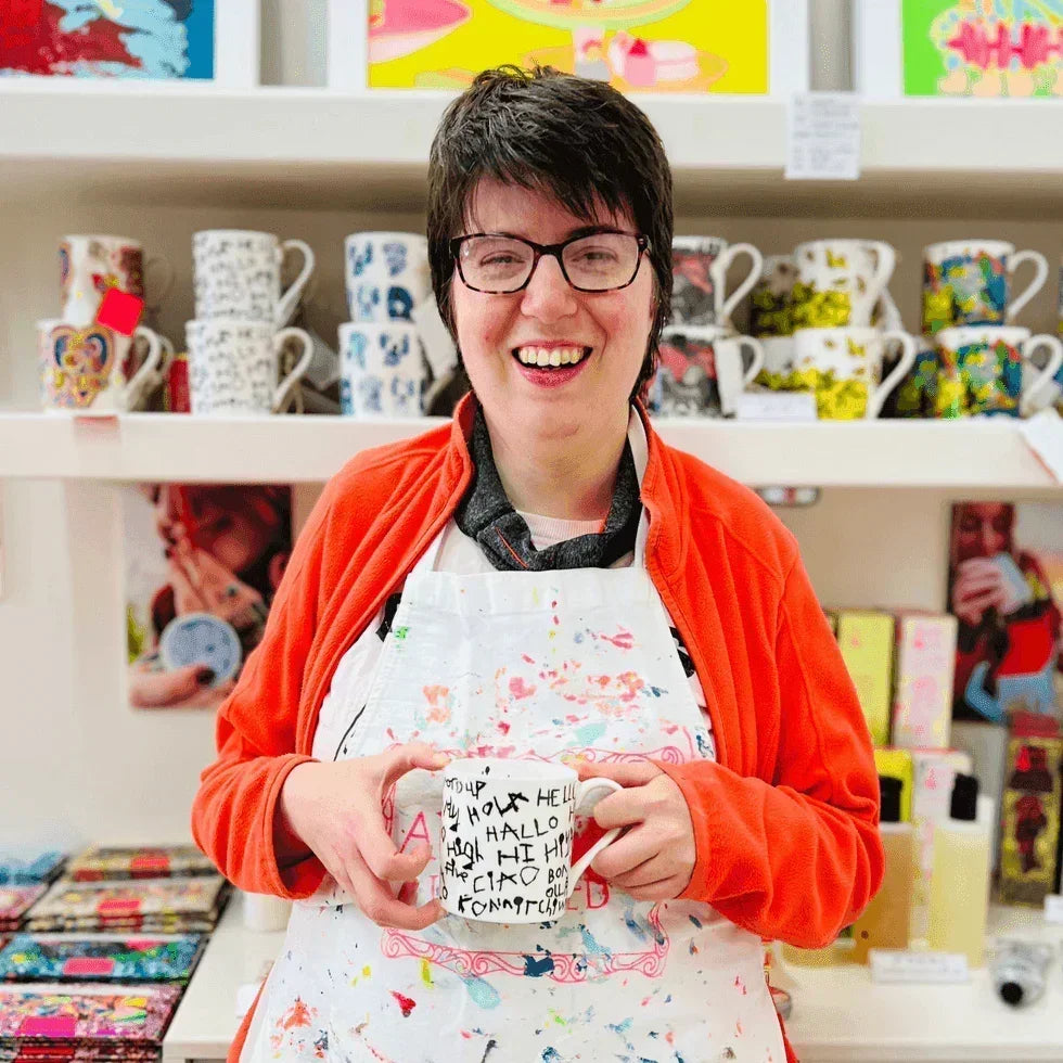 Arthouse Unlimited Fine Bone China Mug - Hello Hello - LemonSalt