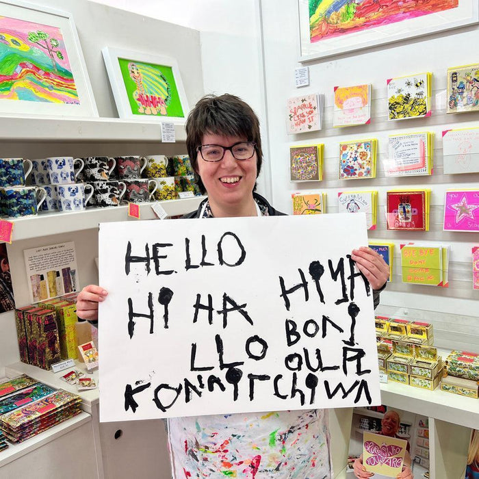 Arthouse Unlimited Fine Bone China Mug - Hello Hello - LemonSalt