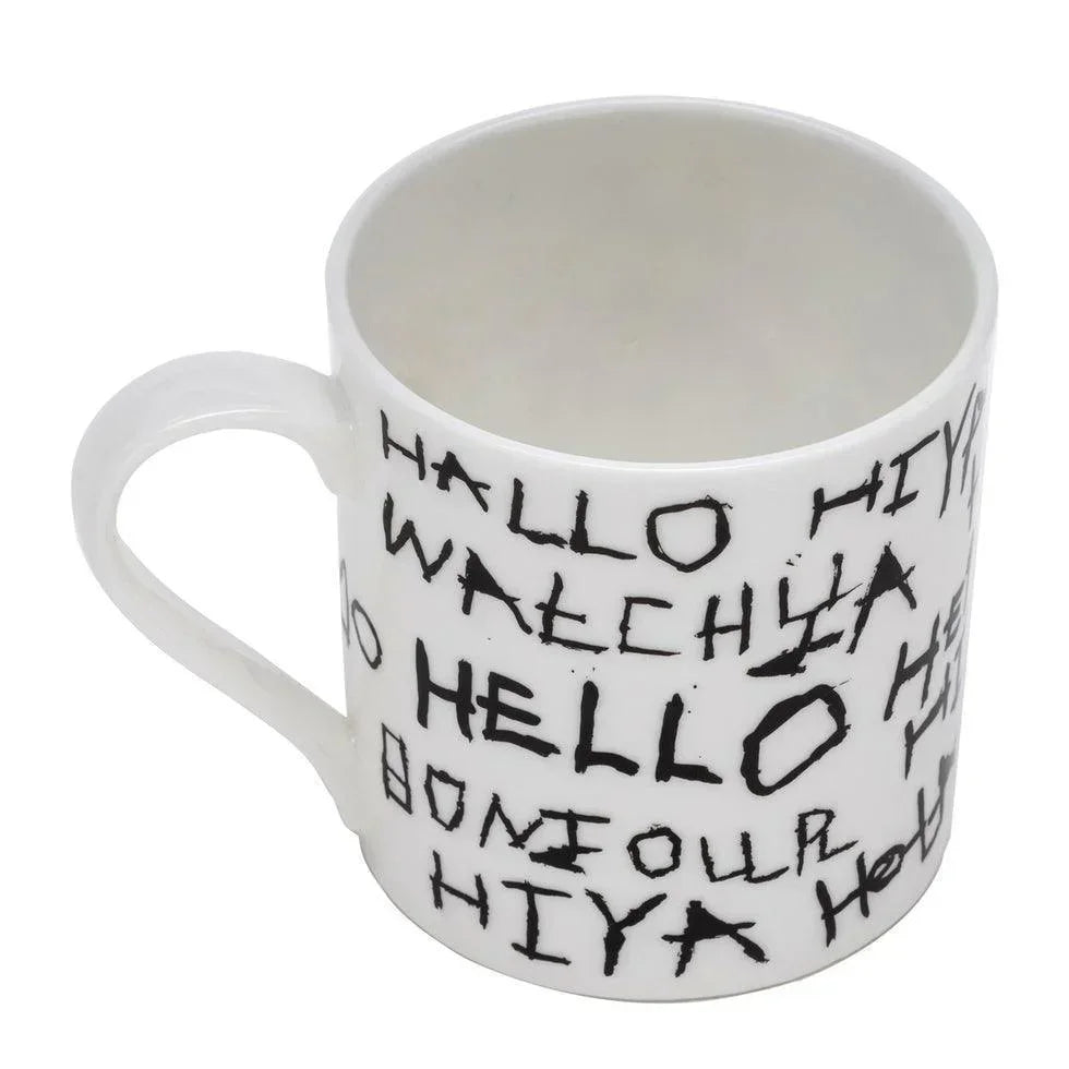 Arthouse Unlimited Fine Bone China Mug - Hello Hello - LemonSalt