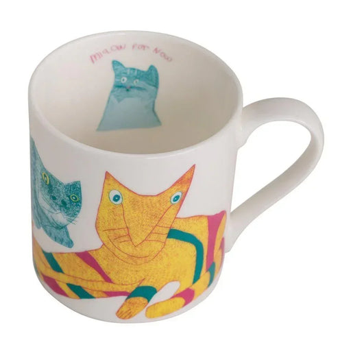 Arthouse Unlimited Fine Bone China Mug - Miaow For Now - LemonSalt