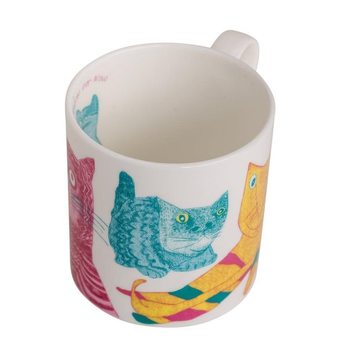 Arthouse Unlimited Fine Bone China Mug - Miaow For Now - LemonSalt