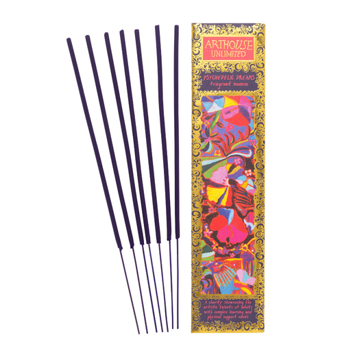 Arthouse Unlimited Psychedelic Dreams Incense Sticks - Purple Rods - LemonSalt