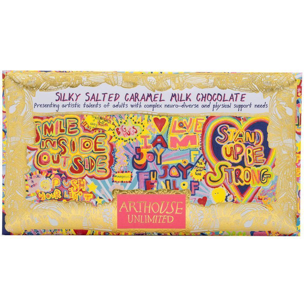 Arthouse Unlimited Silky Salted Caramel Milk Chocolate Bar - Full of Joy (85g) - LemonSalt