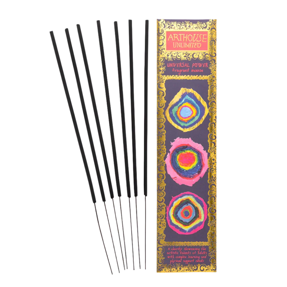 Arthouse Unlimited Universal Power Incense Sticks - Black Rods - LemonSalt