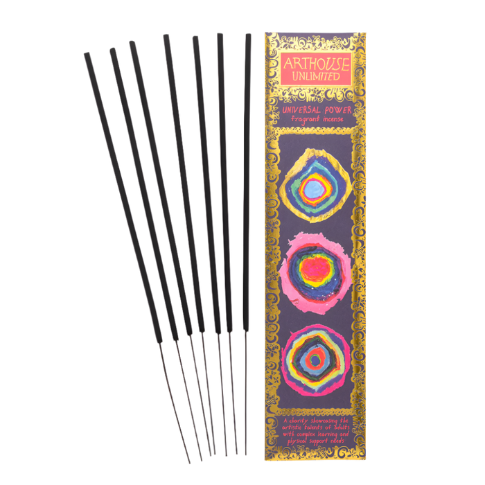 Arthouse Unlimited Universal Power Incense Sticks - Black Rods - LemonSalt