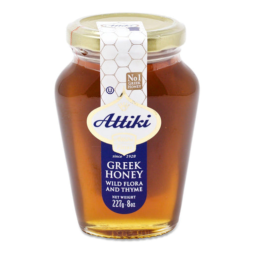 Attiki Greek Honey with Flora & Thyme Small (227g) - LemonSalt