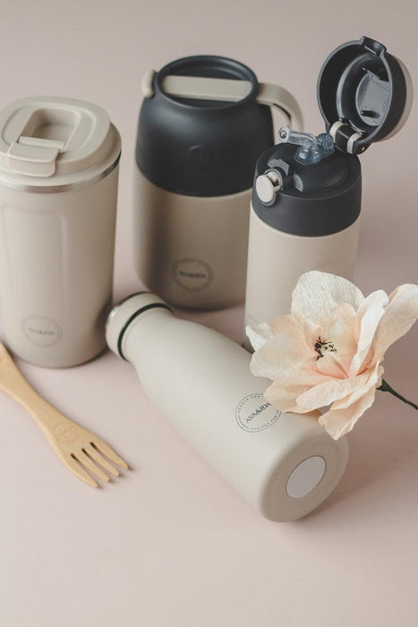 Aya & Ida Drinking bottle - Cream Beige (350ml)