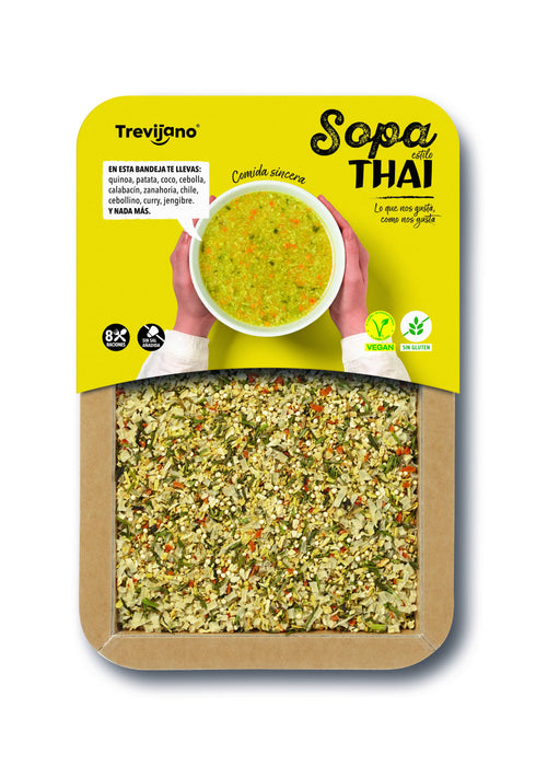 Trevijano Thai Soup with Quinoa 8 Servings (200g)