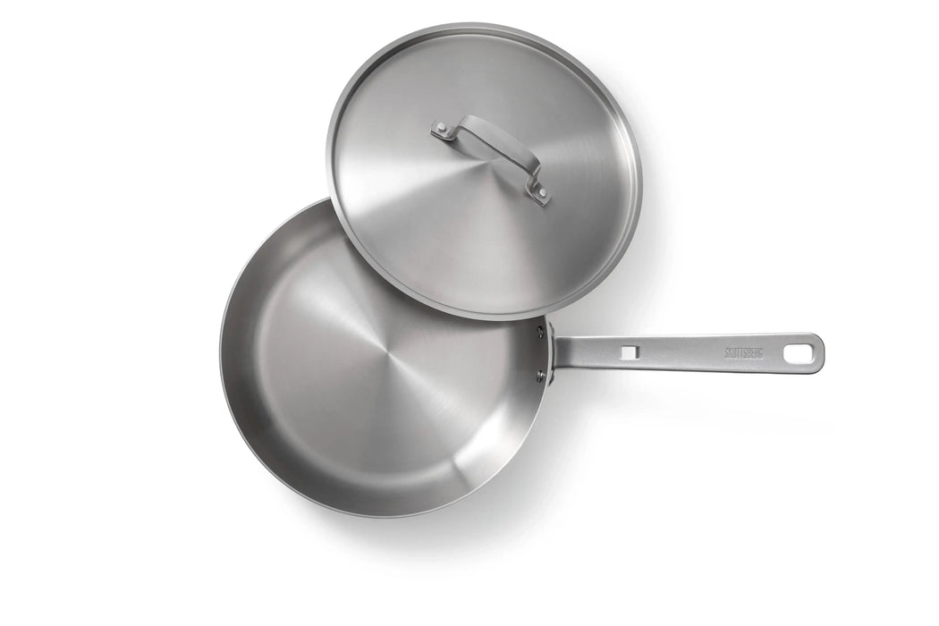 Skottsberg Stainless Steel Saute Pan with lid (28cm)