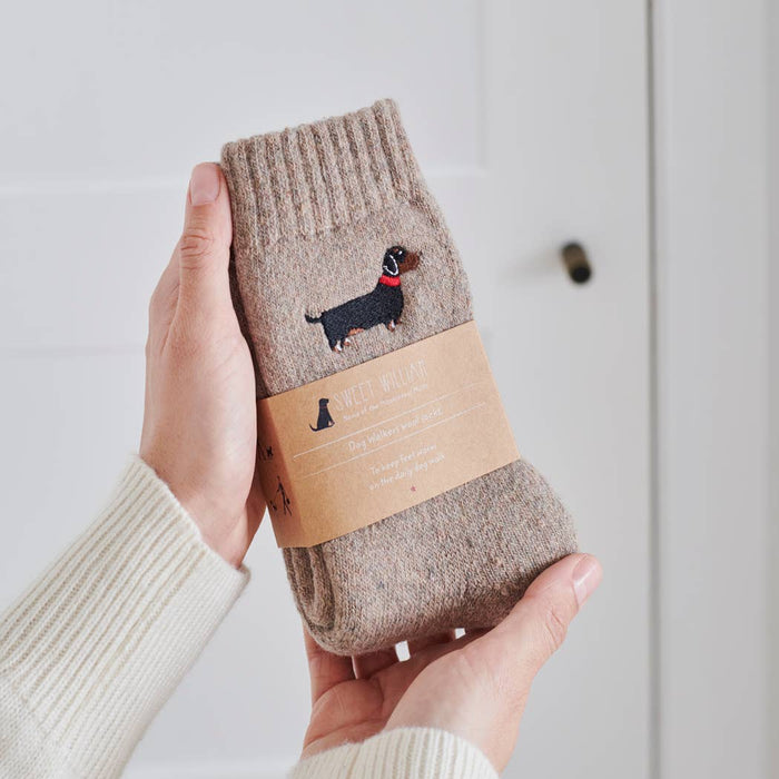 Sweet William Dog Walking Socks - Dachshund