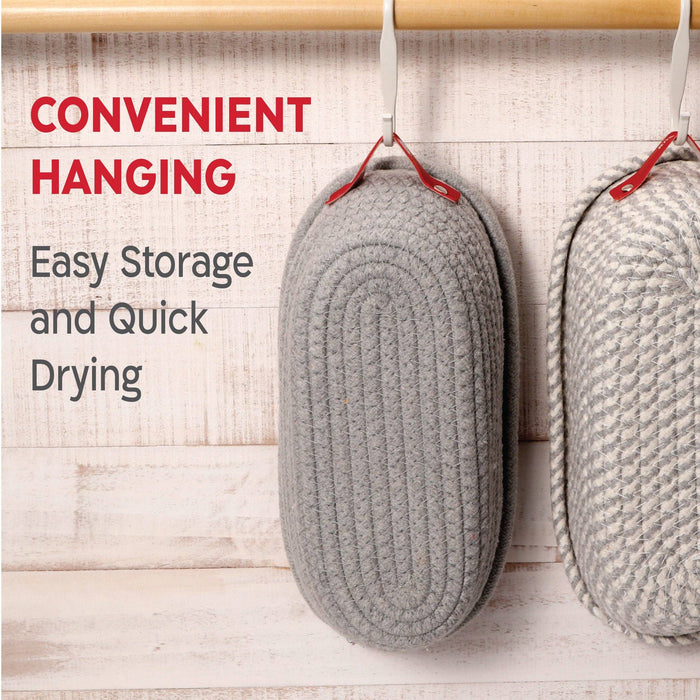 KneadAce Oval Cotton Rope Proofing Baskets Set