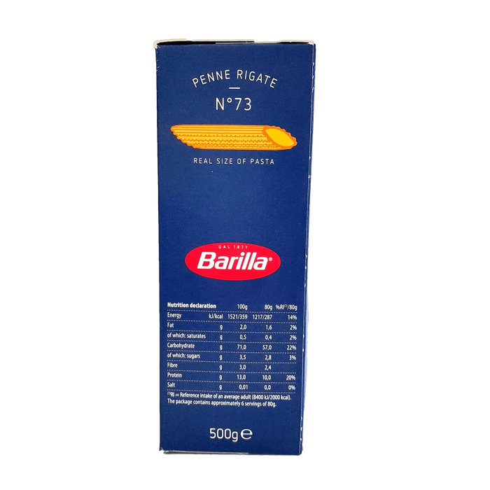 Barilla Penne Rigate Pasta (500g)