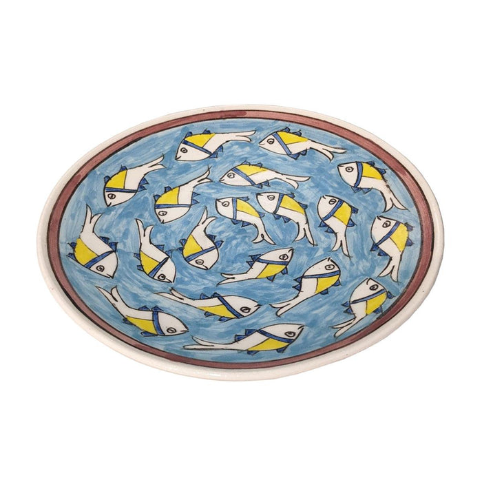 Basme Fish Plate - Blue (23.5cm) | {{ collection.title }}