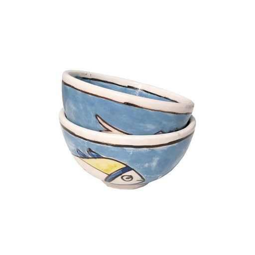 Basme Small Fish Bowl Set of 2 - Blue (8.5cm) | {{ collection.title }}