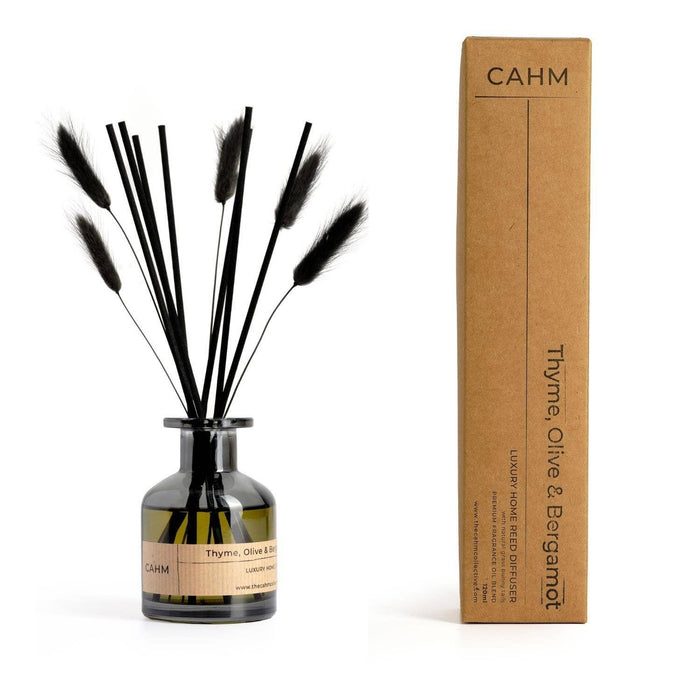 CAHM Thyme, Olive & Bergamot Luxury Diffuser - Black