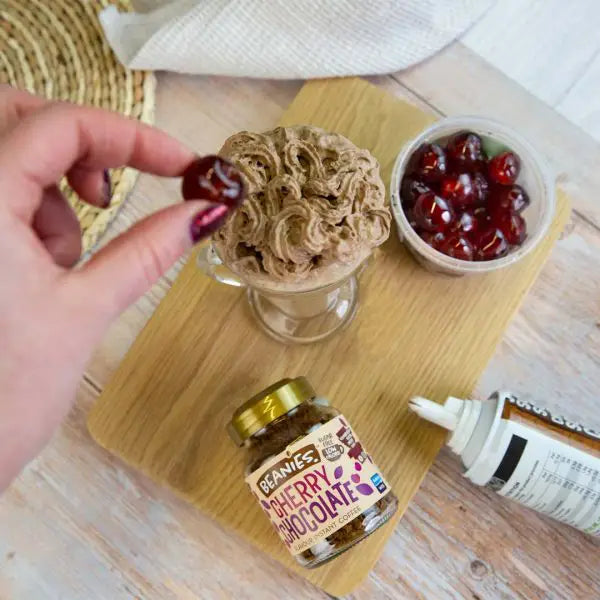 Beanies Flavoured Instant Coffee 50g - Cherry Chocolate - LemonSalt