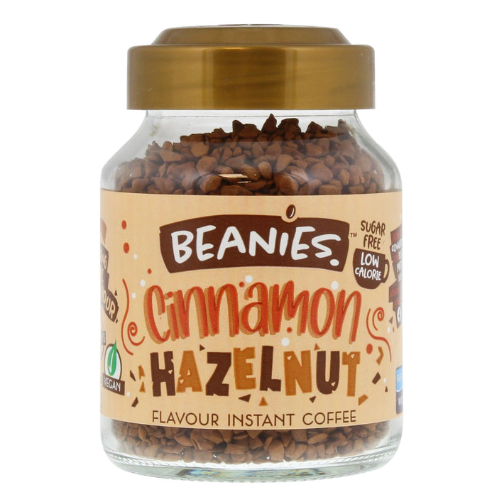 Beanies Flavoured Instant Coffee 50g - Cinnamon Hazelnut | {{ collection.title }}