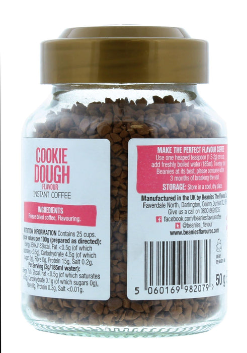 Beanies Flavoured Instant Coffee 50g - Cookie Dough | {{ collection.title }}