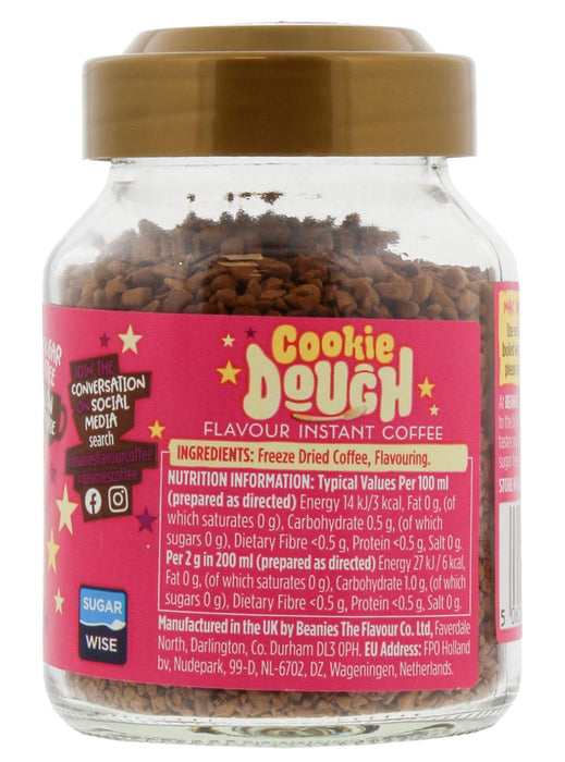 Beanies Flavoured Instant Coffee 50g - Cookie Dough
