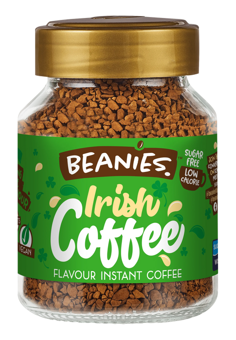 Beanies Flavoured Instant Coffee 50g - Irish Coffee - LemonSalt