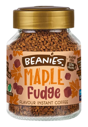Beanies Flavoured Instant Coffee 50g - Maple Fudge