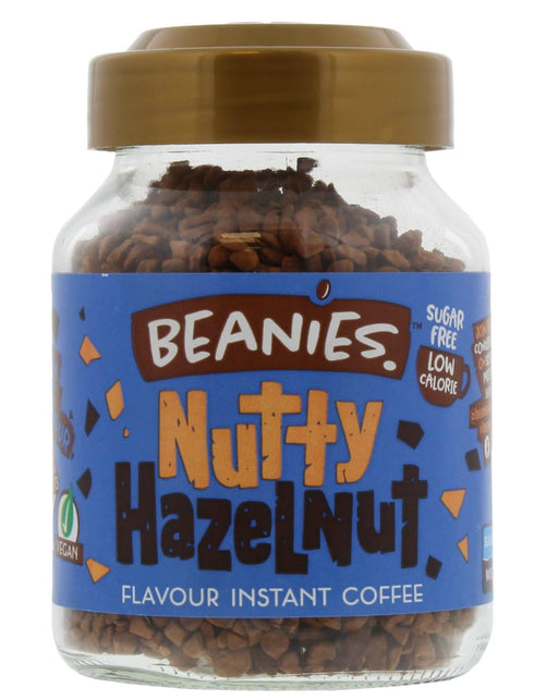 Beanies Flavoured Instant Coffee 50g - Nutty Hazelnut - LemonSalt
