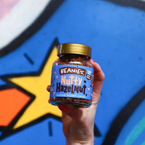 Beanies Flavoured Instant Coffee 50g - Nutty Hazelnut