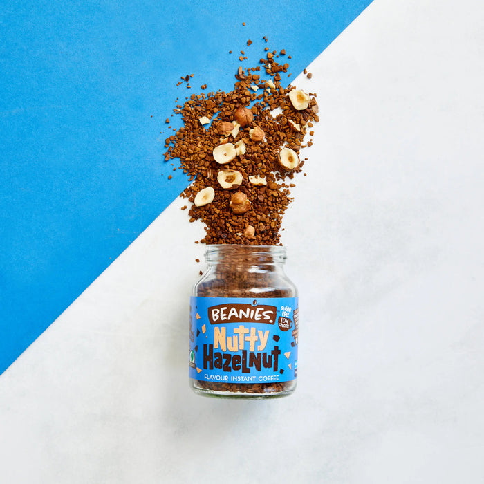 Beanies Flavoured Instant Coffee 50g - Nutty Hazelnut
