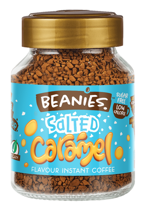 Beanies Flavoured Instant Coffee 50g - Salted Caramel - LemonSalt
