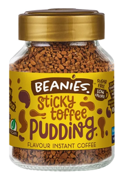 Beanies Flavoured Instant Coffee 50g - Sticky Toffee Pudding