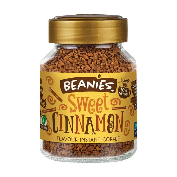 Beanies Flavoured Instant Coffee 50g - Sweet Cinnamon