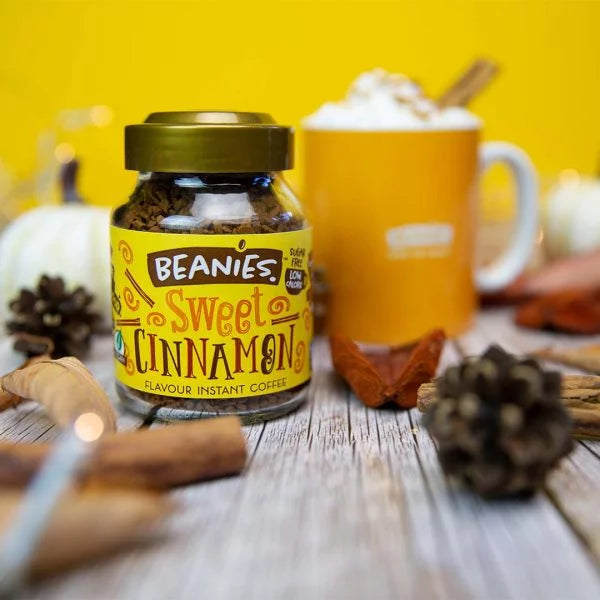 Beanies Flavoured Instant Coffee 50g - Sweet Cinnamon - LemonSalt