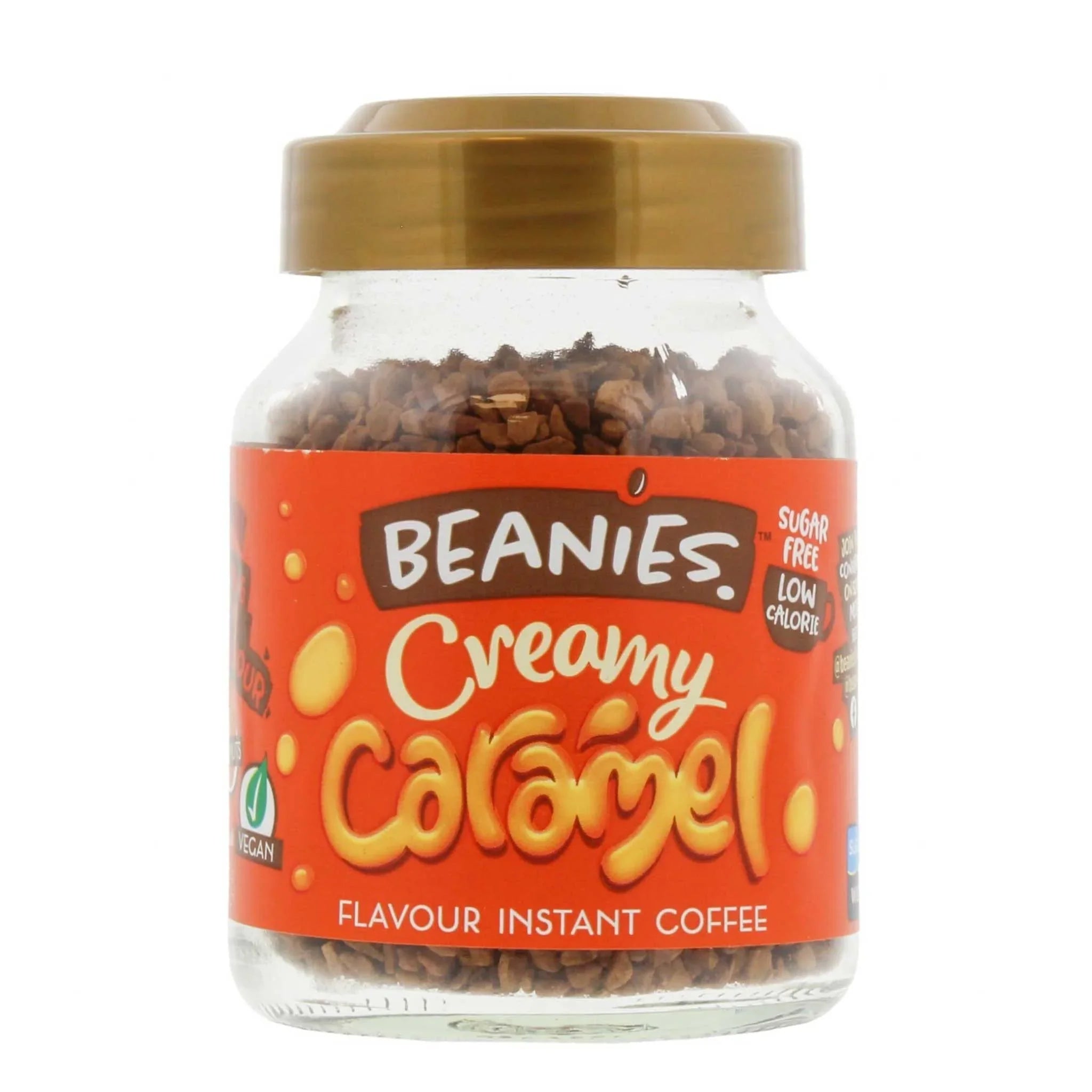 Beanies Flavoured Instant Coffee 50g - Creamy Caramel